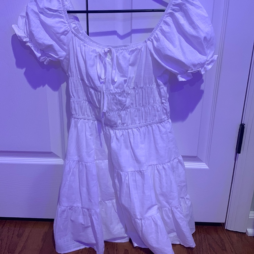 Shein White Mini Dress